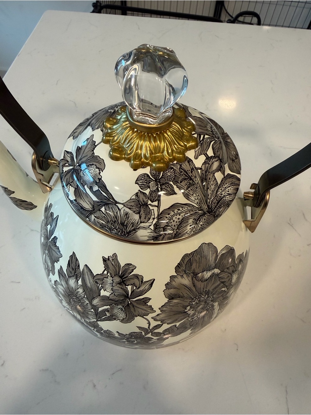 MacKenzie-Childs Sterling English
Garden Tea Kettle, 2-Qt. - Picture 6 of 13